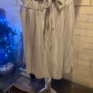 Old Navy Cream A-Line Skirt